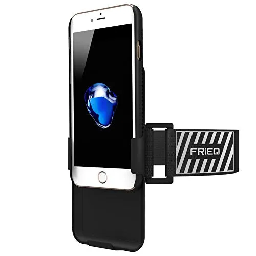 iPhone 7 Armband, FRiEQ Armband for Apple iPhone 7 - Lightweight & Fully Adjustable - Ideal for Workout, Hiking, Jogging, Gym, Running or Other Sports