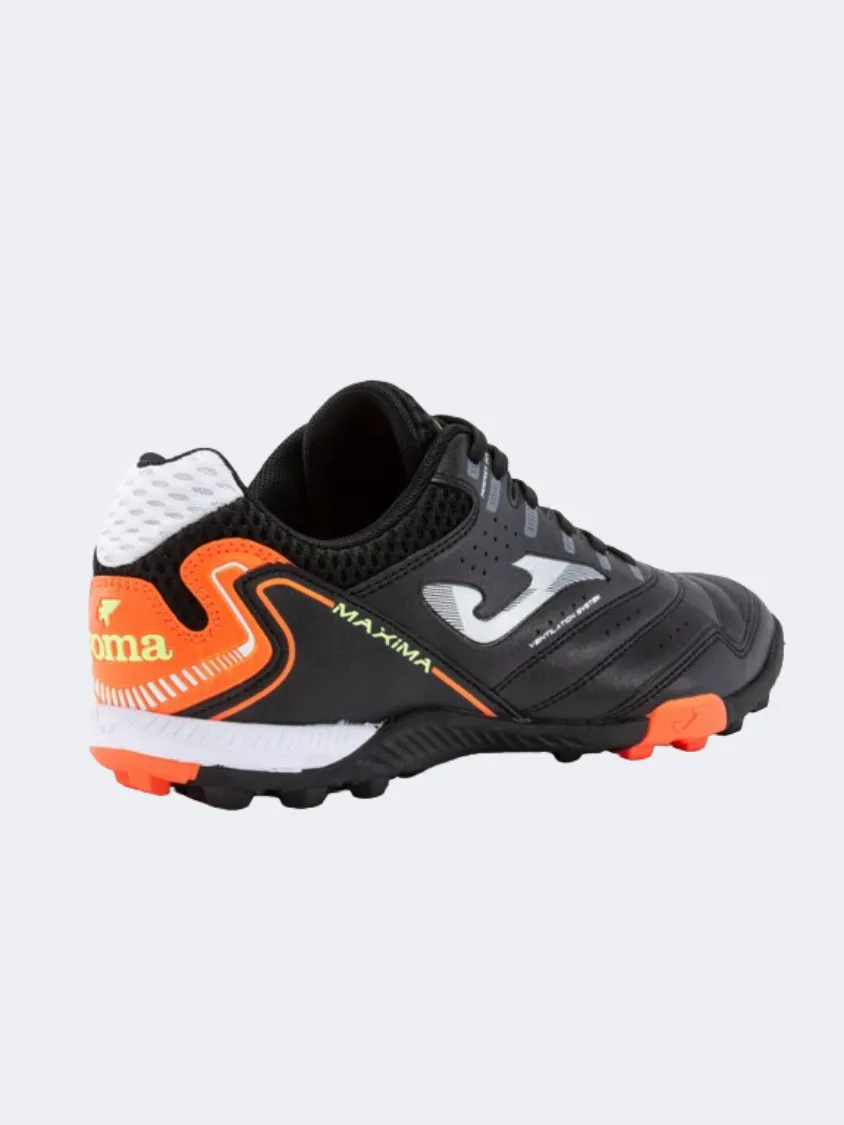 Joma Maxima Men Turf Shoes Black/Orange