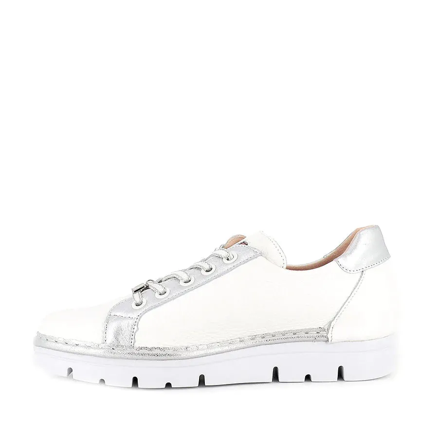 Jose Saenz 'JS 2001 Sneaker' - Blanco Plata (White/Silver)