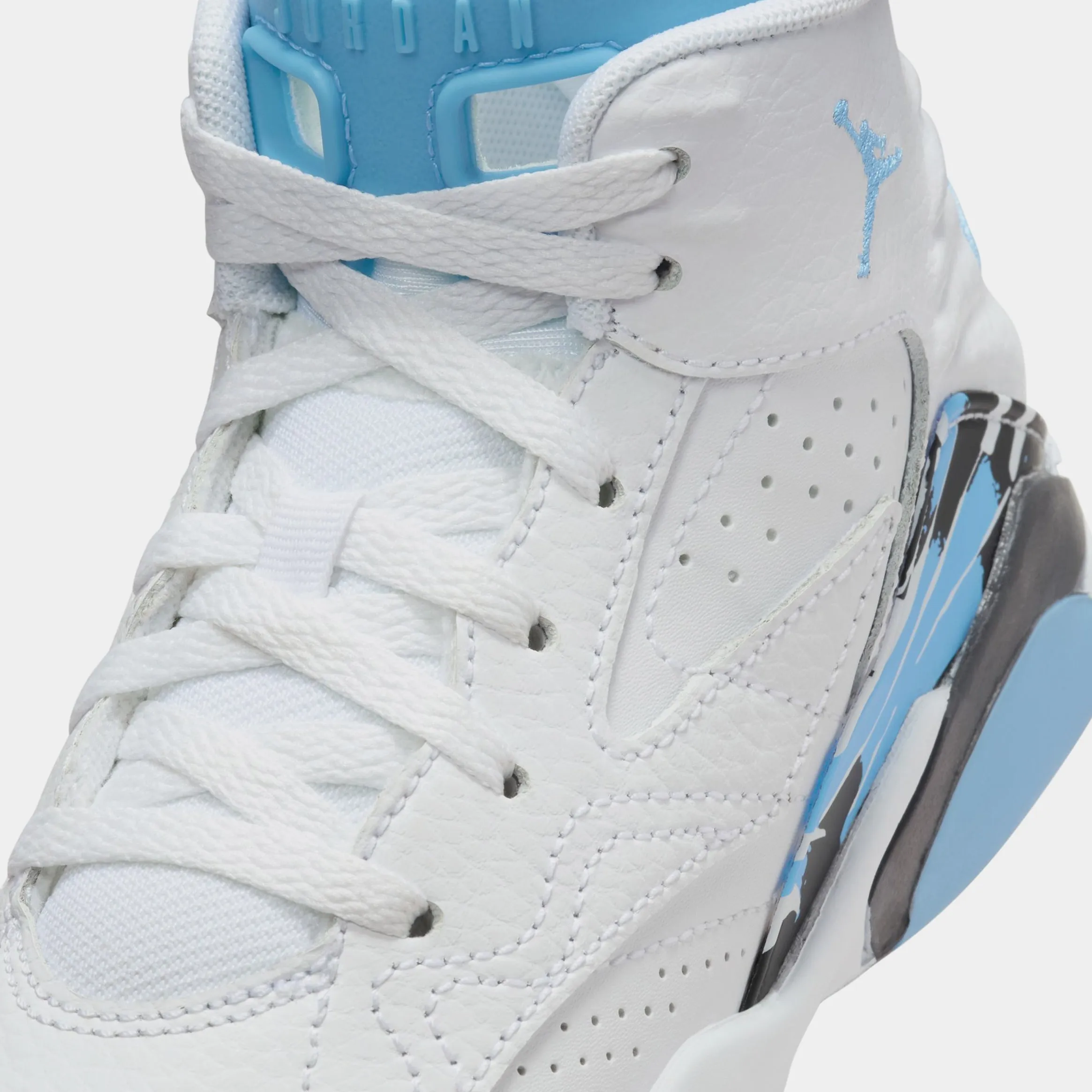 Jumpman MVP Preschool Lifestyle Shoes (White/University Blue)