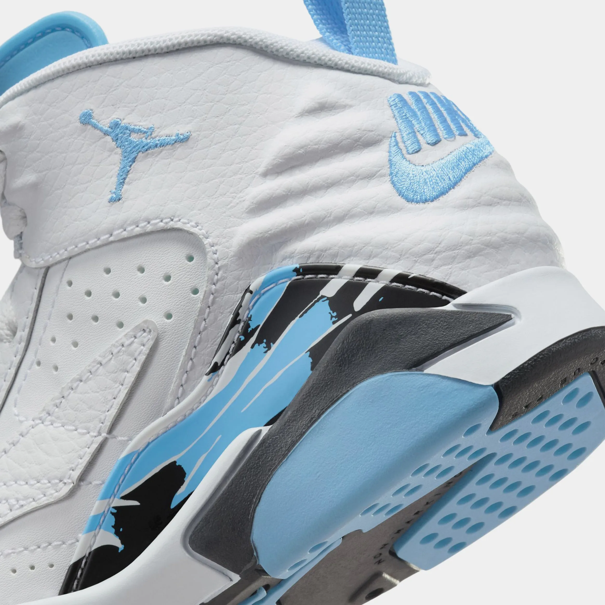Jumpman MVP Preschool Lifestyle Shoes (White/University Blue)