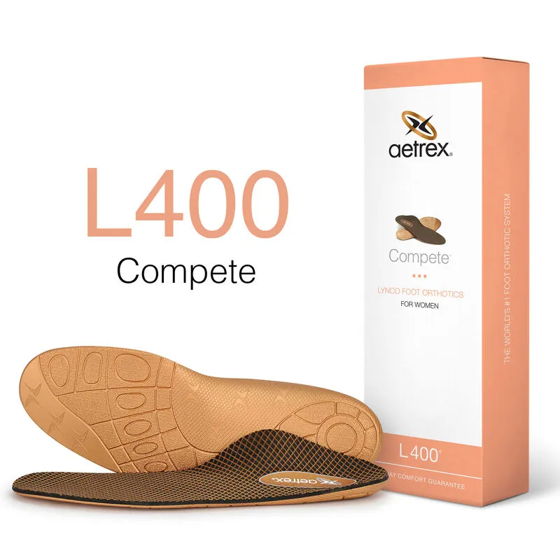 L400W Women's Compete Orthotic Insoles for Active Lifestyles