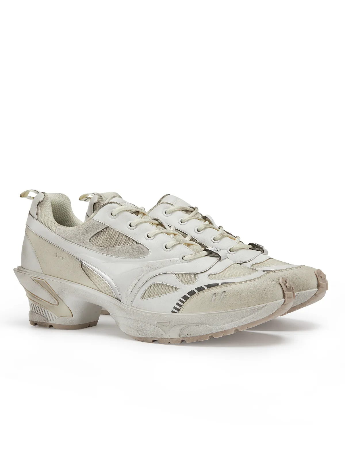 Lace Ups Flex Heel Sneaker
