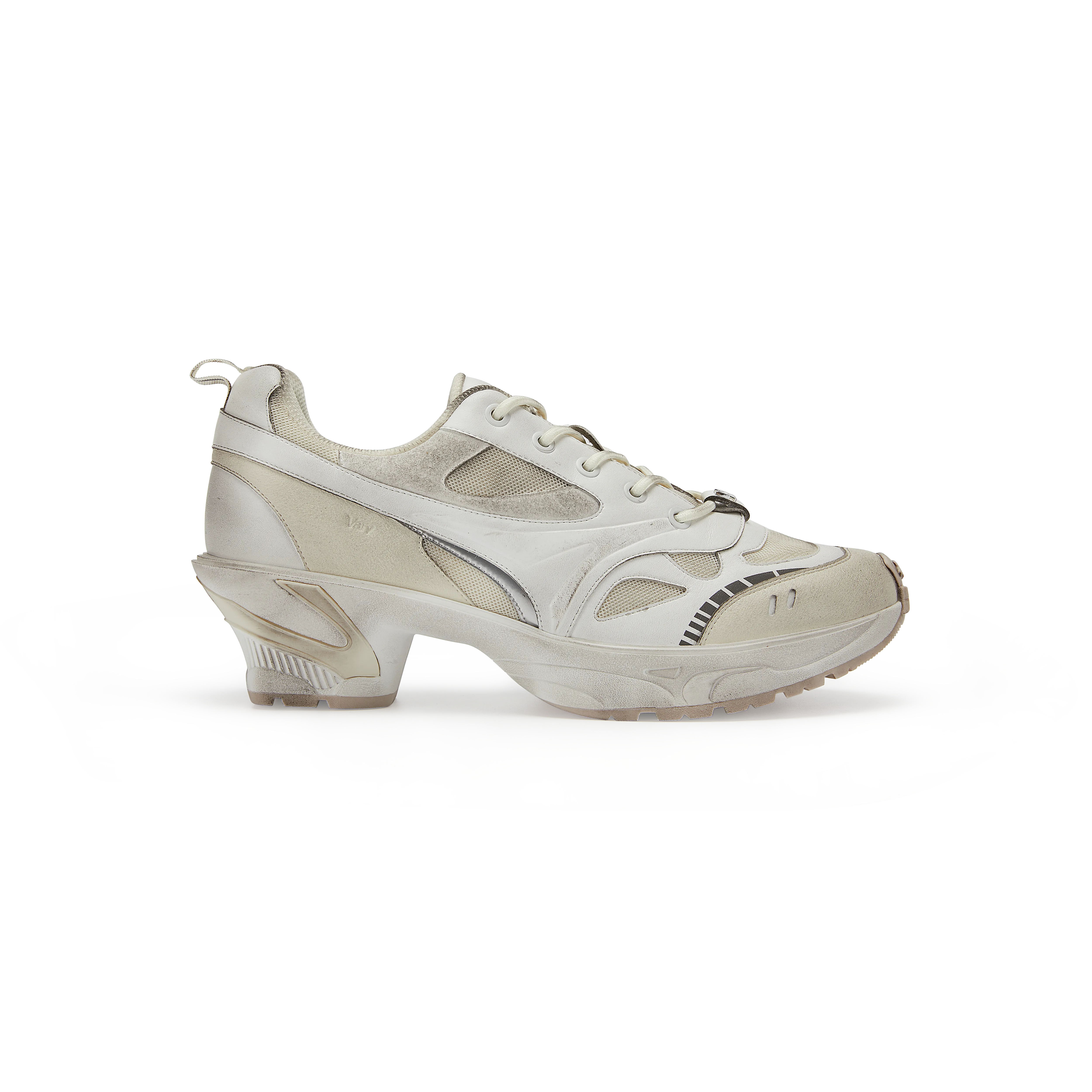 Lace Ups Flex Heel Sneaker