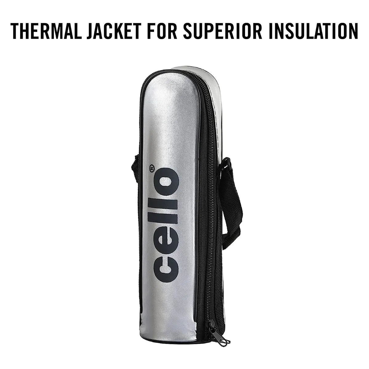 Lifestyle Flask, Vacusteel Water Bottle with Thermal Jacket, 500ml