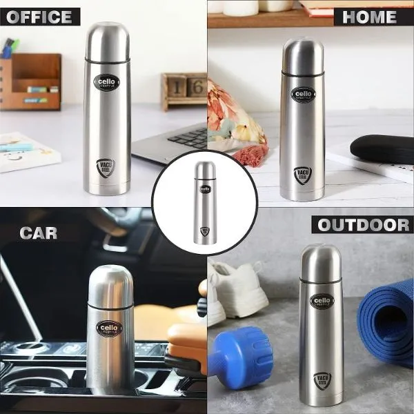 Lifestyle Flask, Vacusteel Water Bottle with Thermal Jacket, 500ml