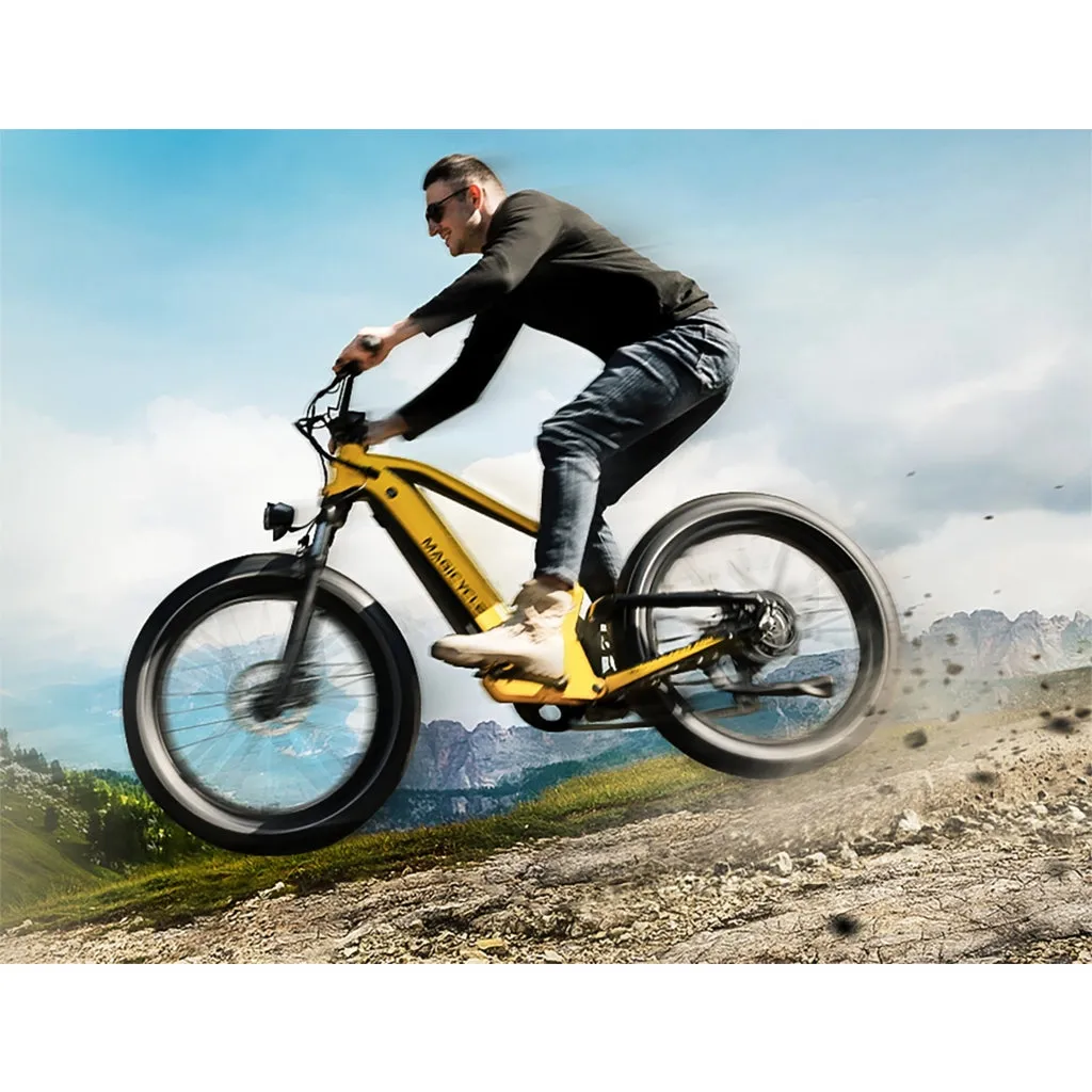 Magicycle Deer Softail 750W 52V Full Suspension SUV Fat Tire Mountain Electric Bike