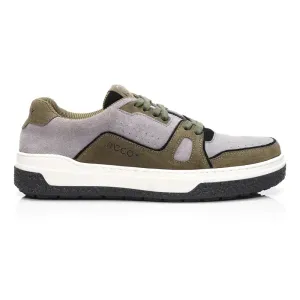 Mccoy Decker Leather Suede Men's Trainers Dark green and grey