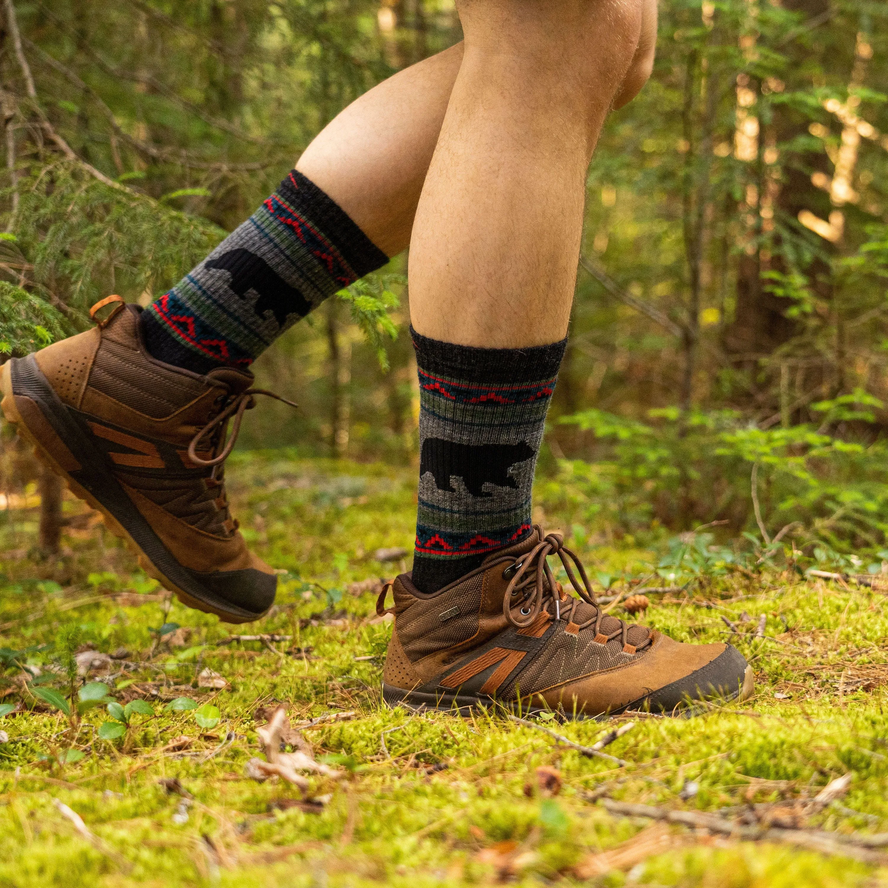Men's VanGrizzle Boot Midweight Hiking Sock - Charcoal