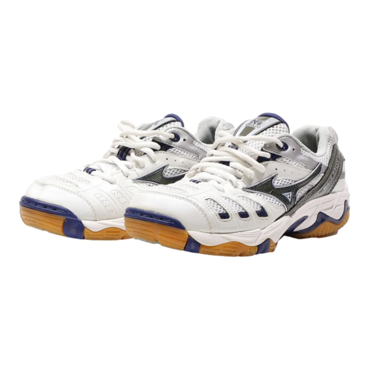 MIZUNO Sneaker Trainers White Synthetic Womens UK 5.5