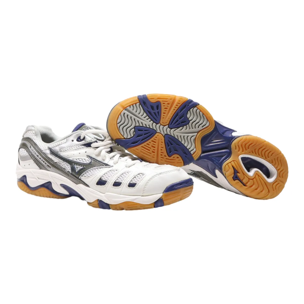 MIZUNO Sneaker Trainers White Synthetic Womens UK 5.5
