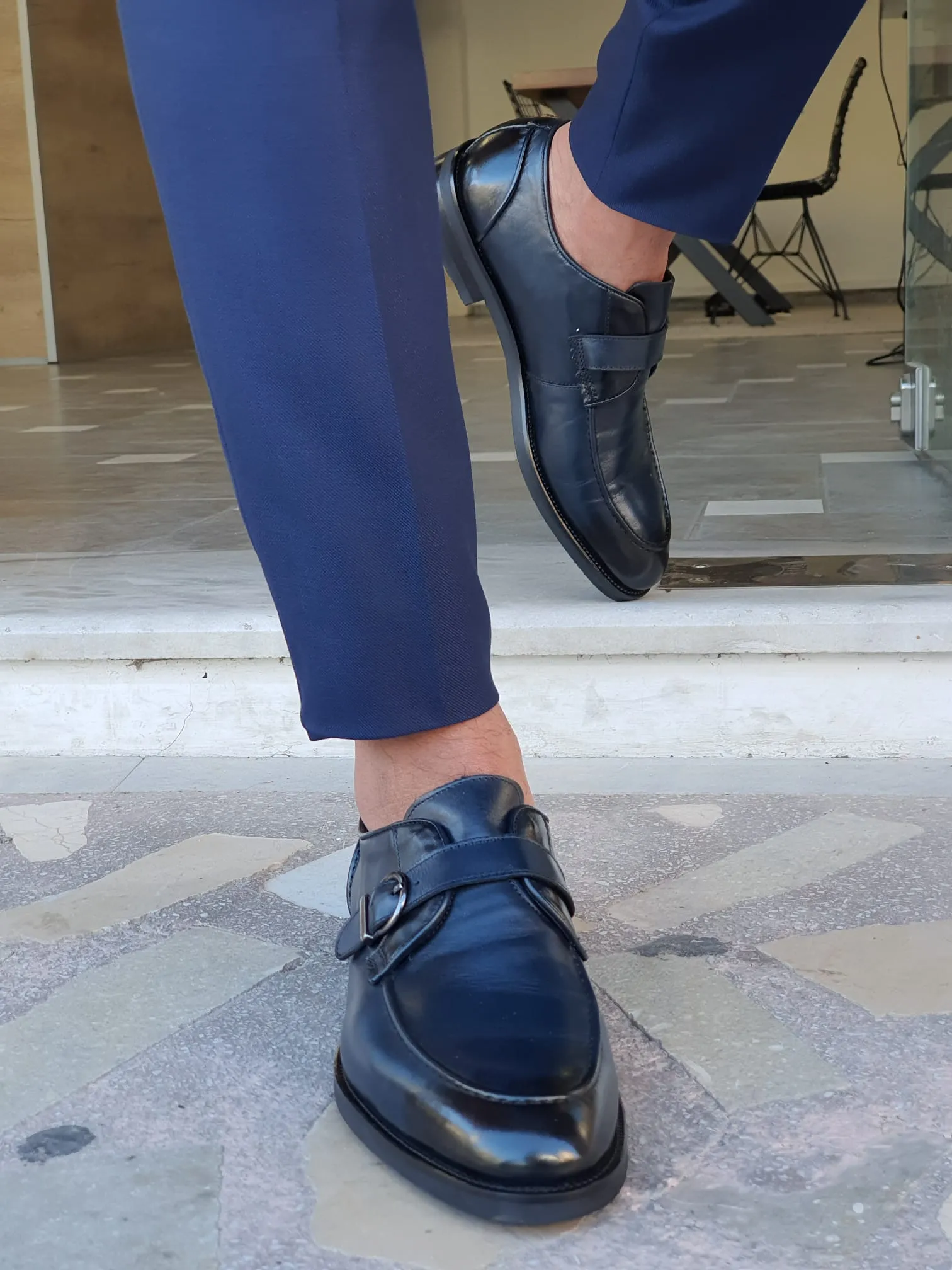 Moore Special Edition Sardinelli Navy Classic Shoes