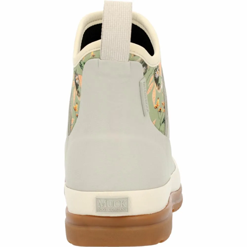 Muck Footwear Women ORIGINALS ANKLE GRAVELGREY/PRESSEDFLORALPRINT