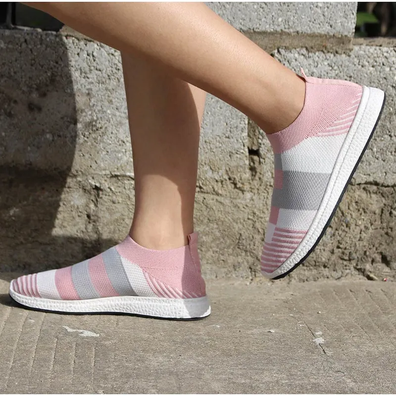 Nanccy - Women Breathable Platform Flats Bunion Corrector Slip On Shoes