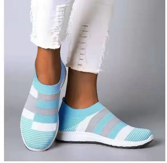 Nanccy - Women Breathable Platform Flats Bunion Corrector Slip On Shoes