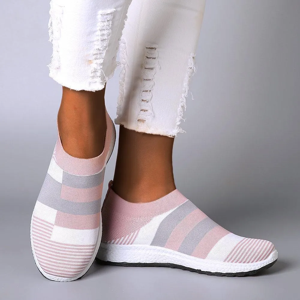 Nanccy - Women Breathable Platform Flats Bunion Corrector Slip On Shoes
