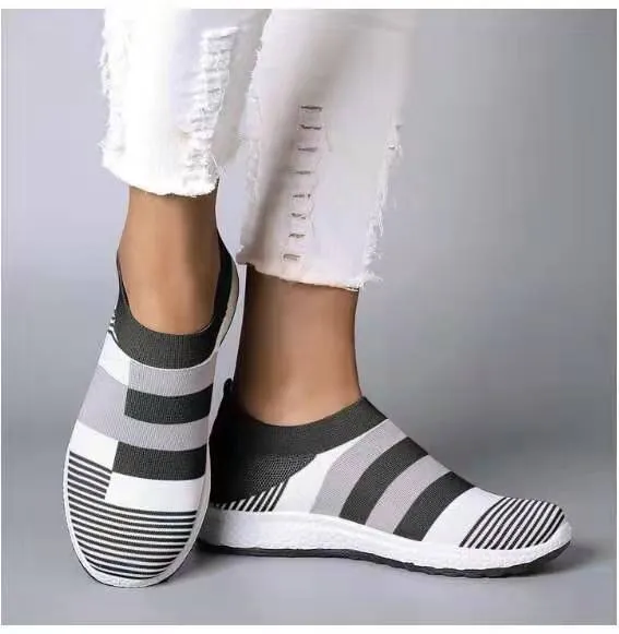 Nanccy - Women Breathable Platform Flats Bunion Corrector Slip On Shoes