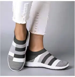 Nanccy - Women Breathable Platform Flats Bunion Corrector Slip On Shoes