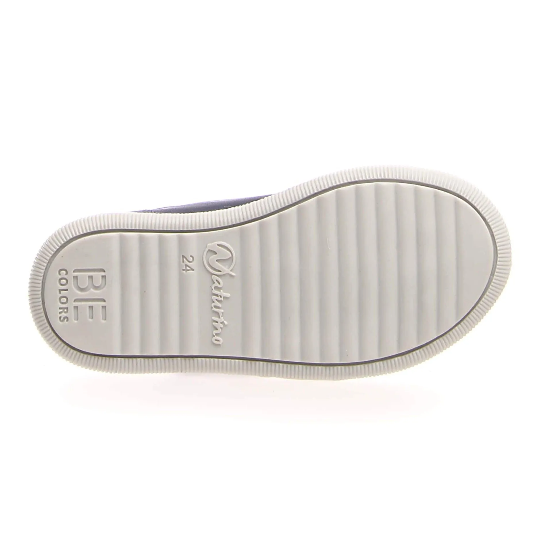 Naturino Boy's and Girl's Cliff Sneaker Shoes - Celeste/Bianco