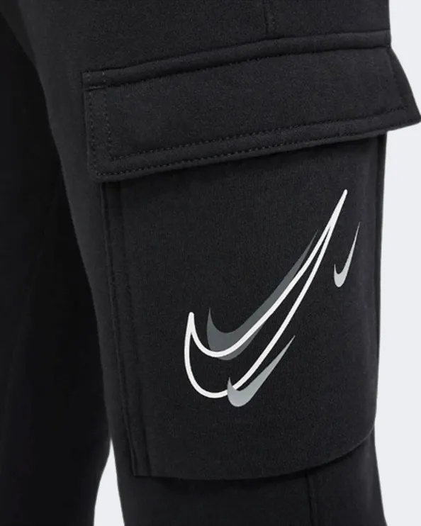 Nike Sportswear Fleece Cargo Boys Lifestyle Pant Black Dx2299-010