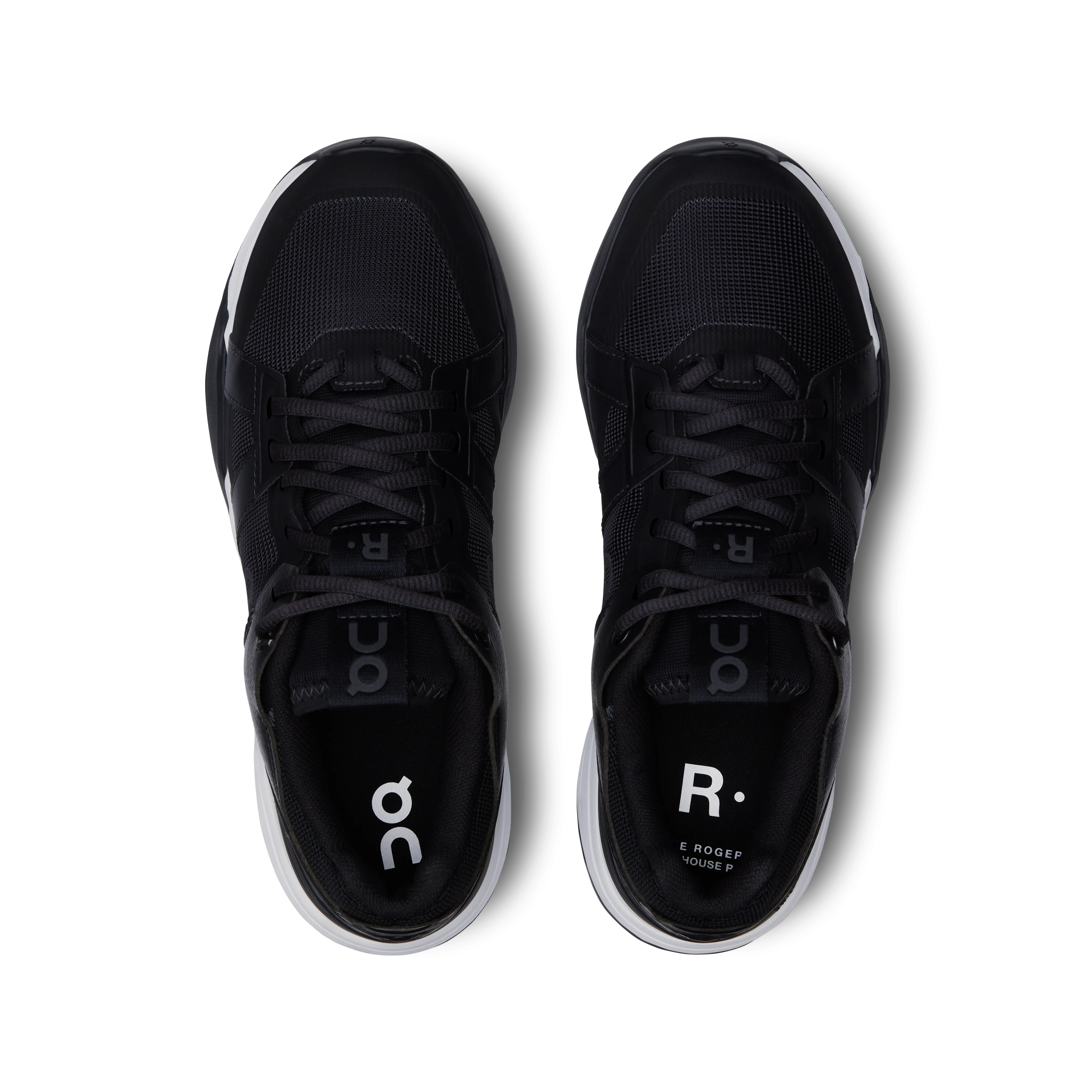 On The Roger Clubhouse Pro Mens Tennis Shoes (Black/White)