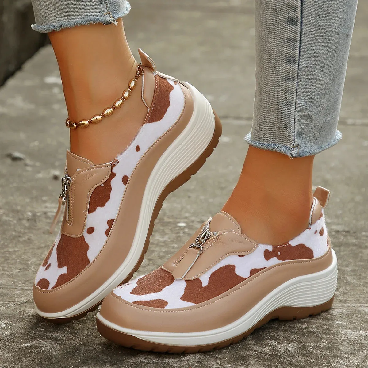 Opal - Trendy High-Top Sneakers for Women