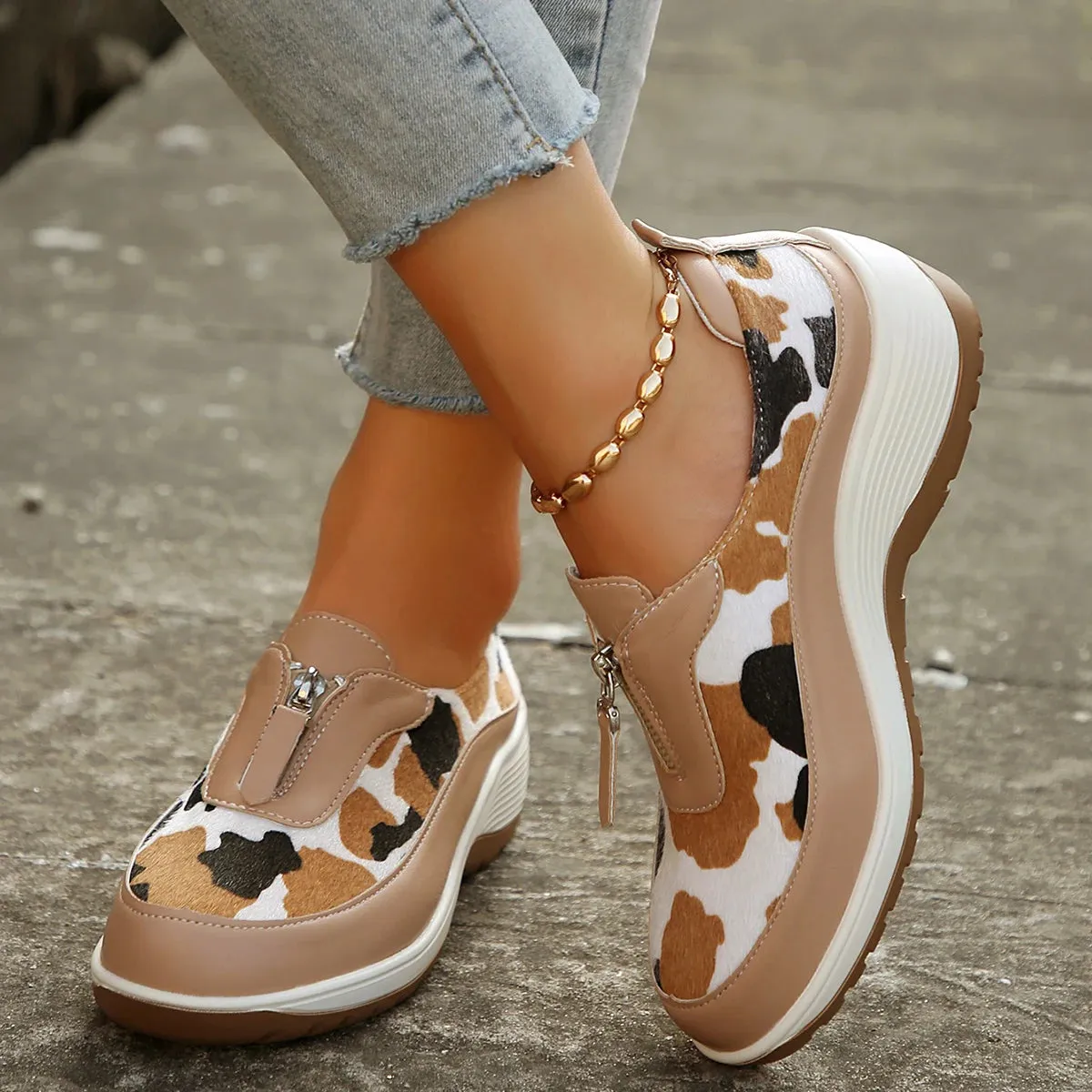Opal - Trendy High-Top Sneakers for Women