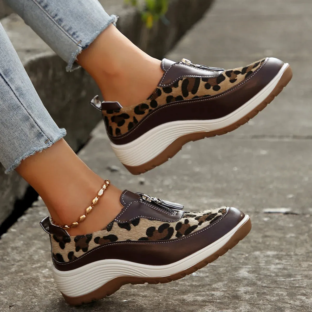 Opal - Trendy High-Top Sneakers for Women