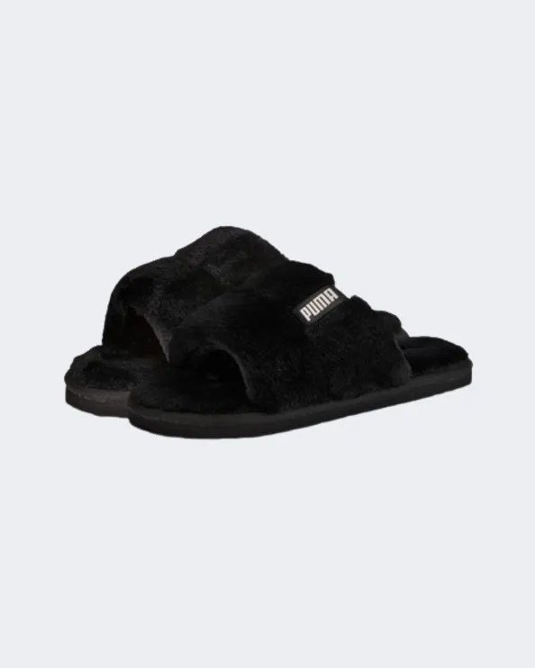 Puma Fluff Solo Women Lifestyle Slippers Black 38752201