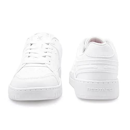 Red Tape Women's Casual Sneakers Shoes | Soft Cushioned Insole, Slip-Resistance, Dynamic Feet Support, Arch Support & Shock Absorption, Model RLL0075, White, UK6/US8