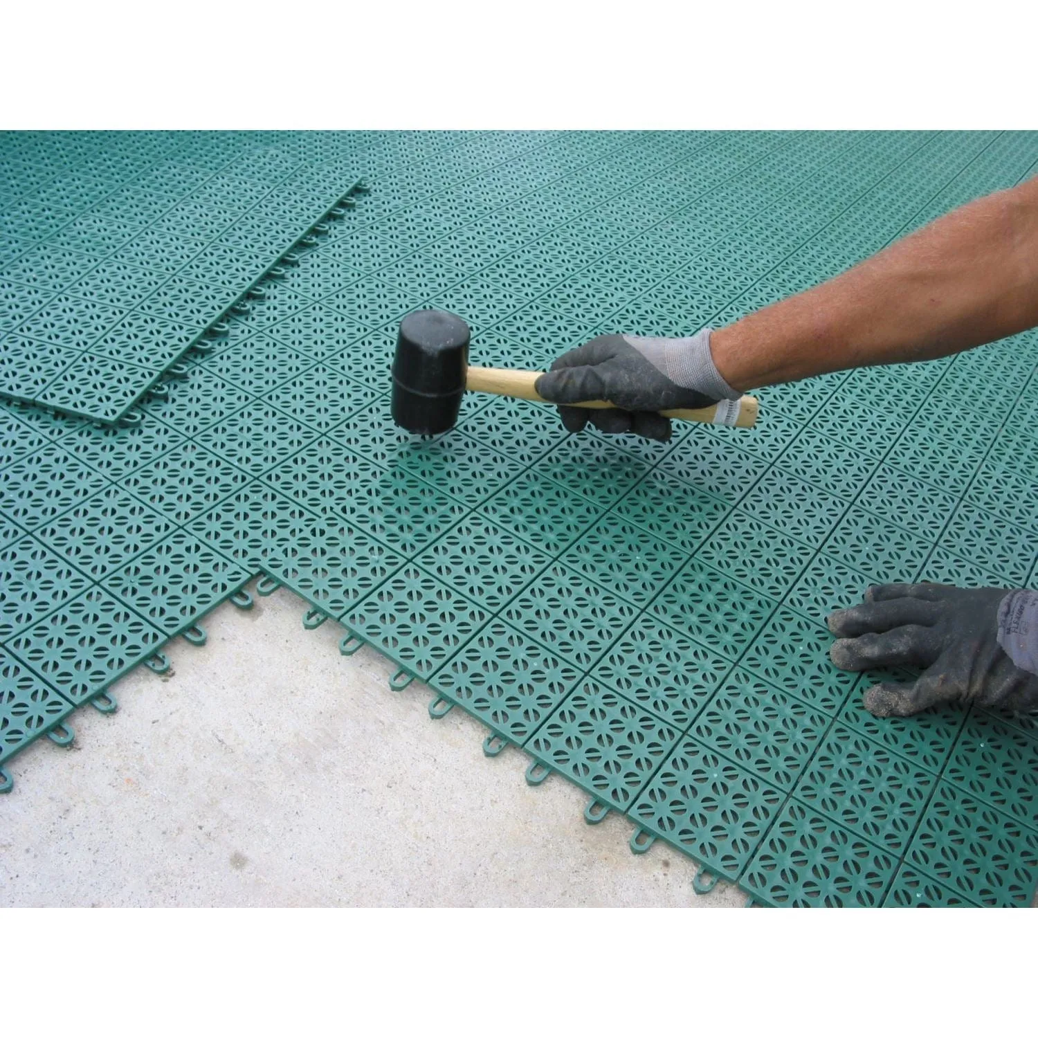 Riverstone | MONT 20' Greenhouse Interlocking Flooring System - 54 Tiles Kit
