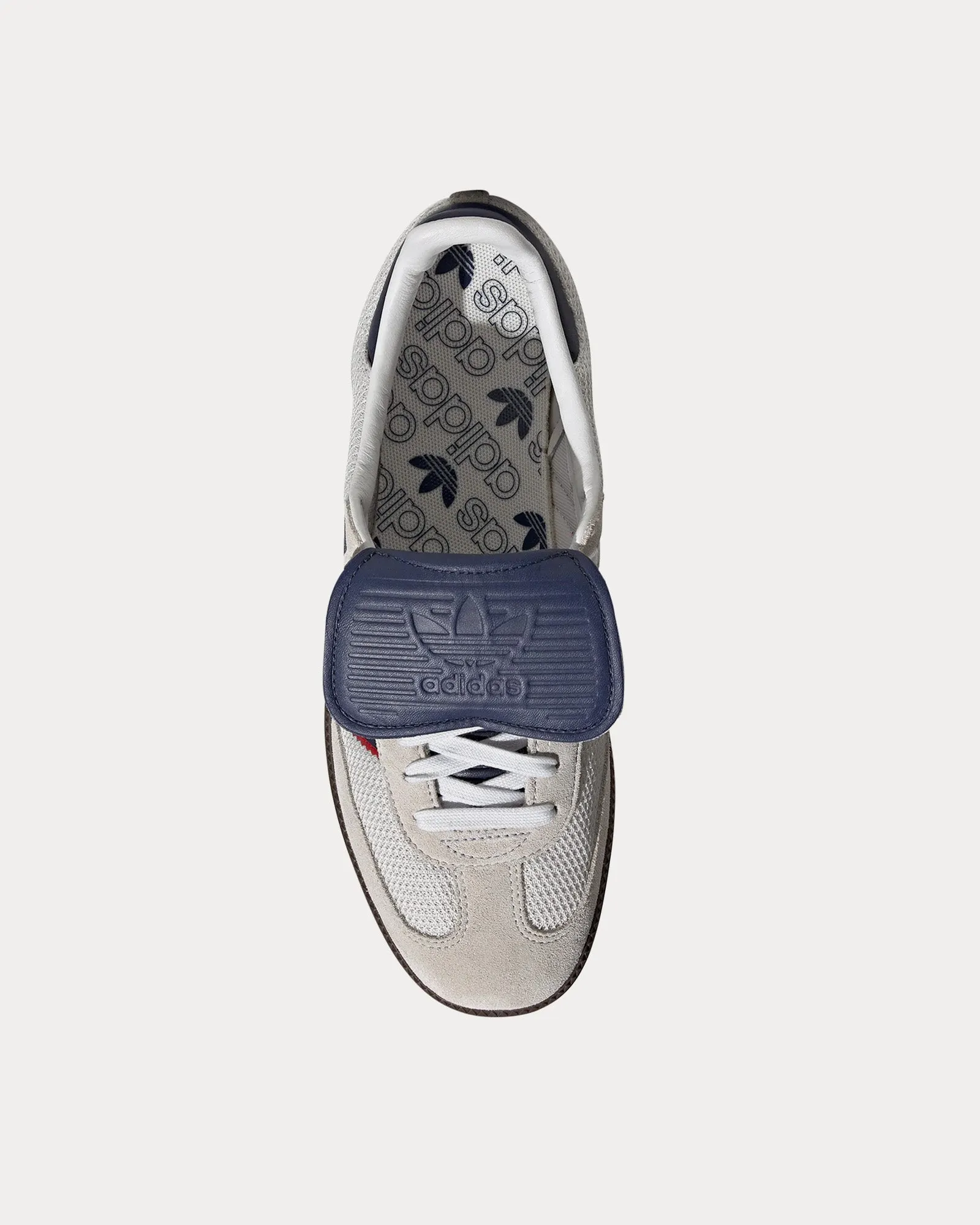 Samba LT Crystal White / Dark Blue / Gum Low Top Sneakers