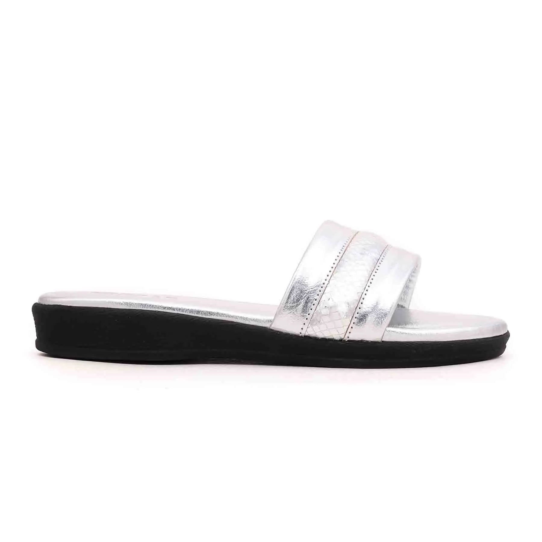 Silver Casual Slipper CL4046