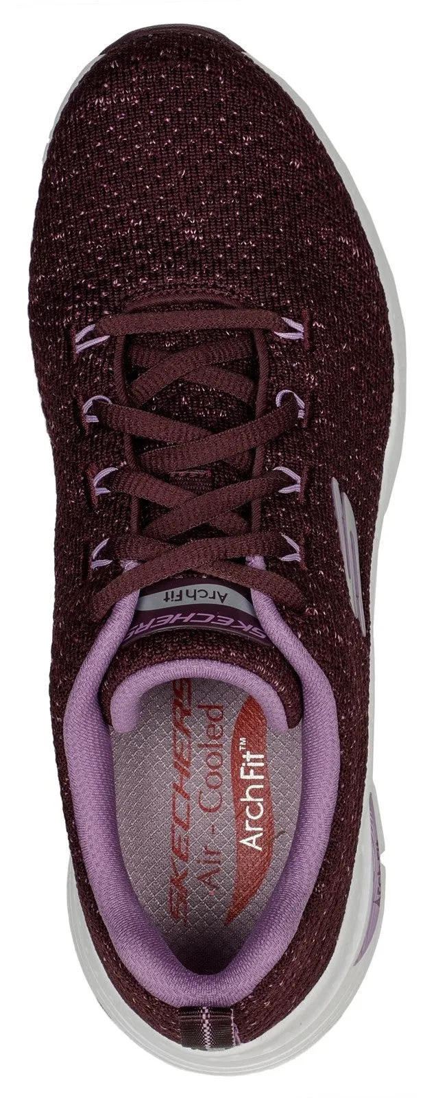 Skechers 149713 Arch Fit Glee For All Womens Lace Up Trainer