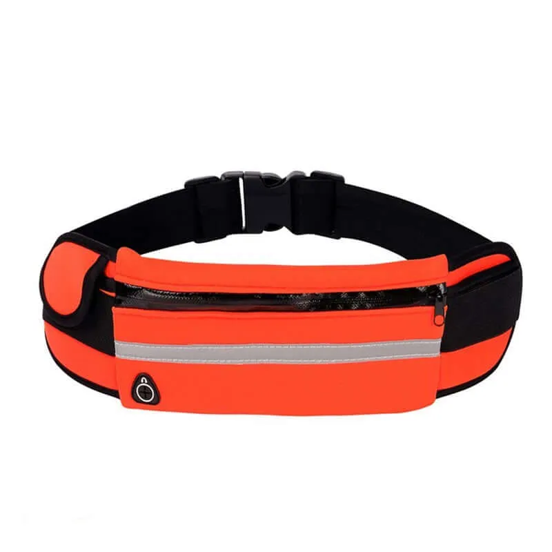 StashBandz Unisex Running Belt, Travel Money Belt, Fanny Pack, Waist Pack for Women and Men, 4 Big Security Pockets and Zipper, Fits All Size Phone, Passport, and More, Extra Wide Spandex Sports Bags