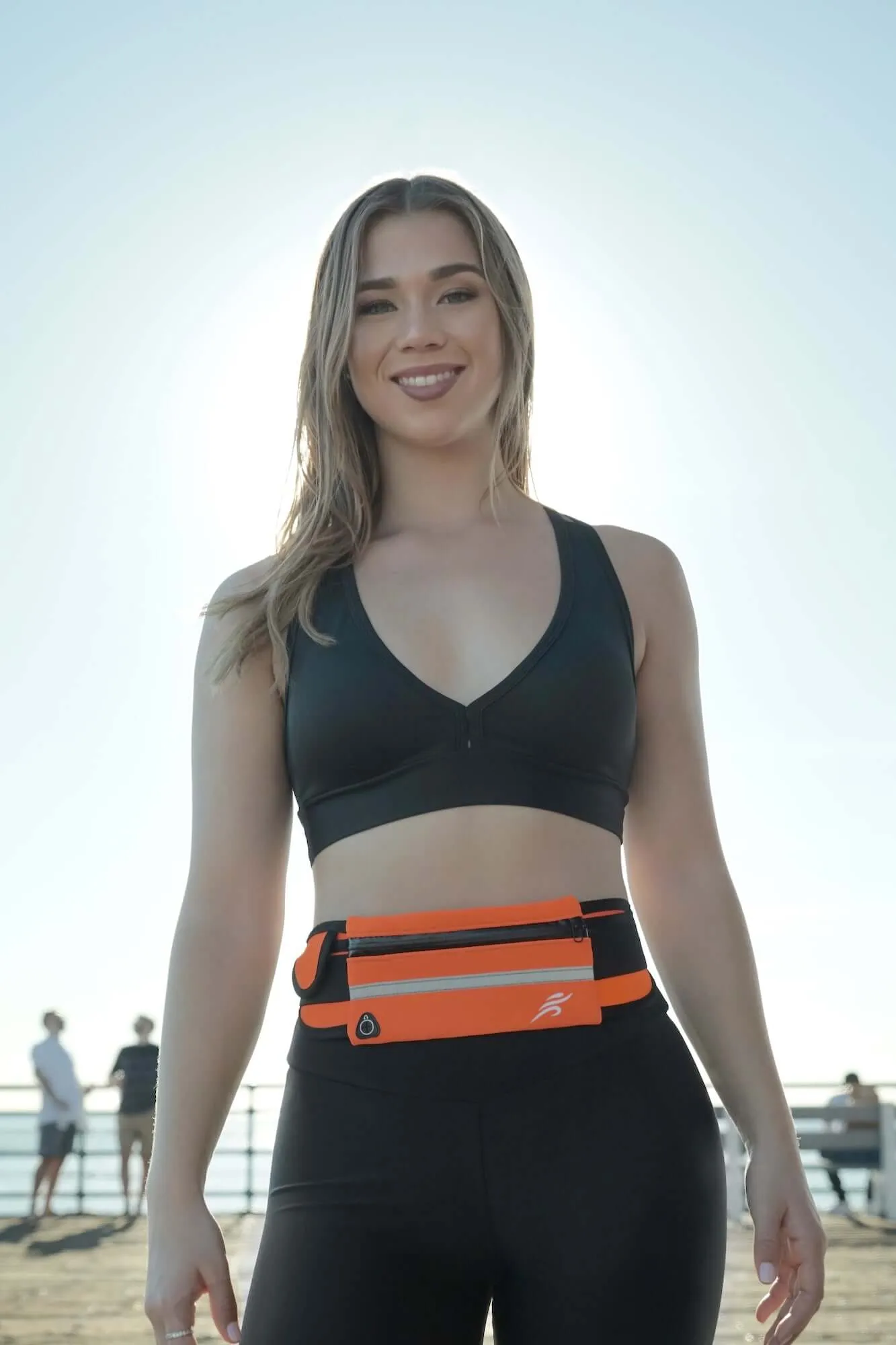 StashBandz Unisex Running Belt, Travel Money Belt, Fanny Pack, Waist Pack for Women and Men, 4 Big Security Pockets and Zipper, Fits All Size Phone, Passport, and More, Extra Wide Spandex Sports Bags