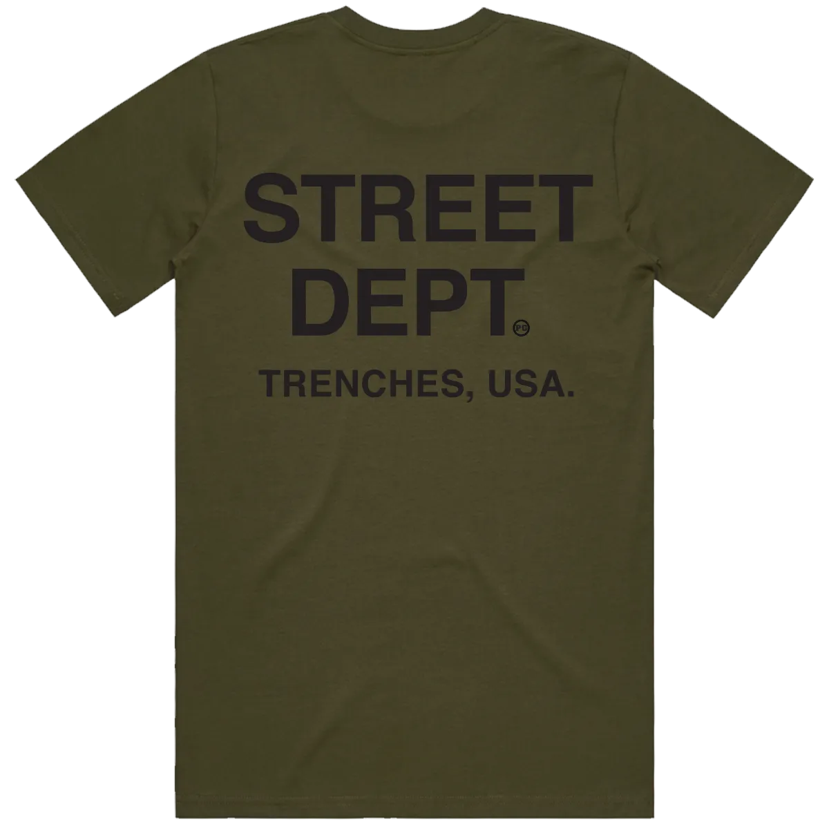 STREET DEPARTMENT T-SHIRT ARMY GREEN