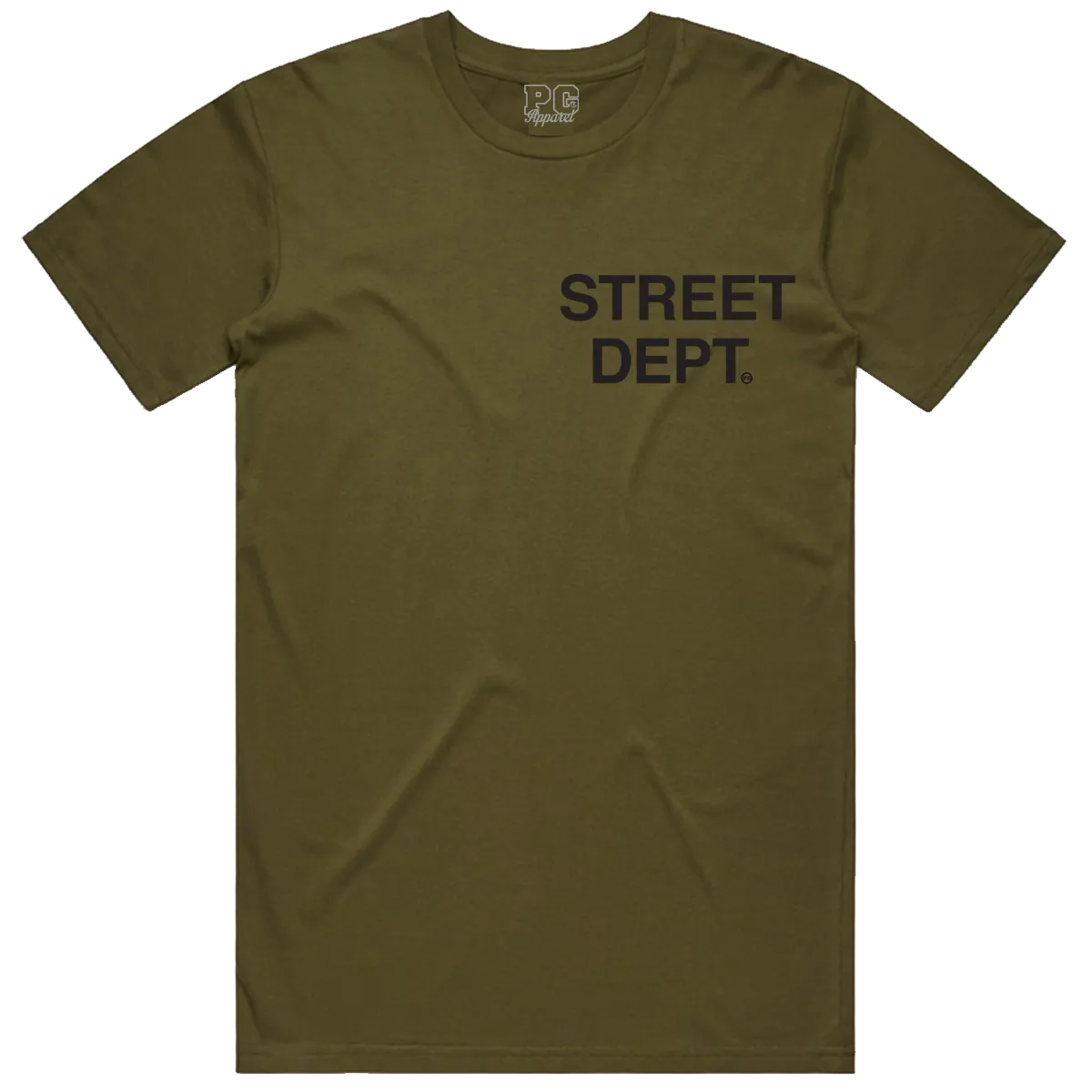 STREET DEPARTMENT T-SHIRT ARMY GREEN