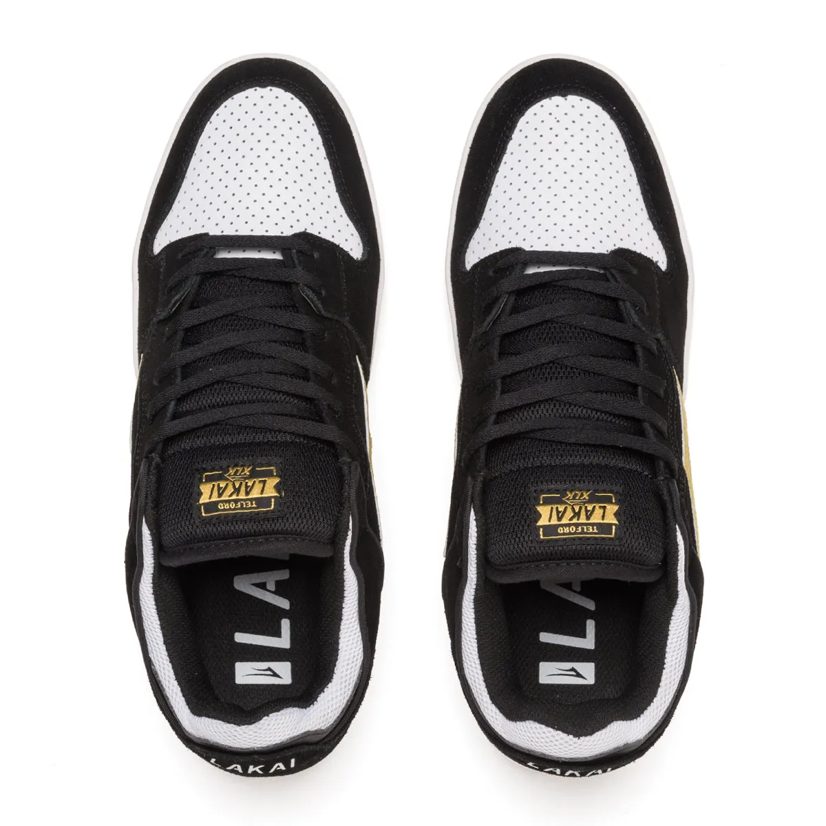 TELFORD LOW BLACK/GOLD SUEDE