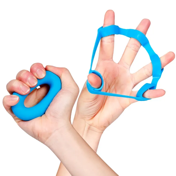 TF122 2 in 1 Silicone Grip Ring   Grip Device Set(Blue)