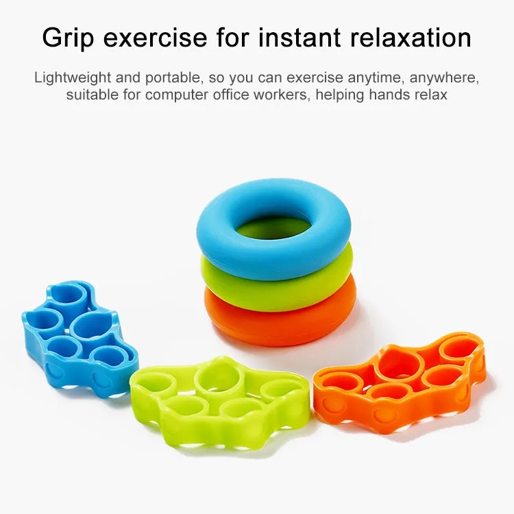 TF122 2 in 1 Silicone Grip Ring   Grip Device Set(Blue)