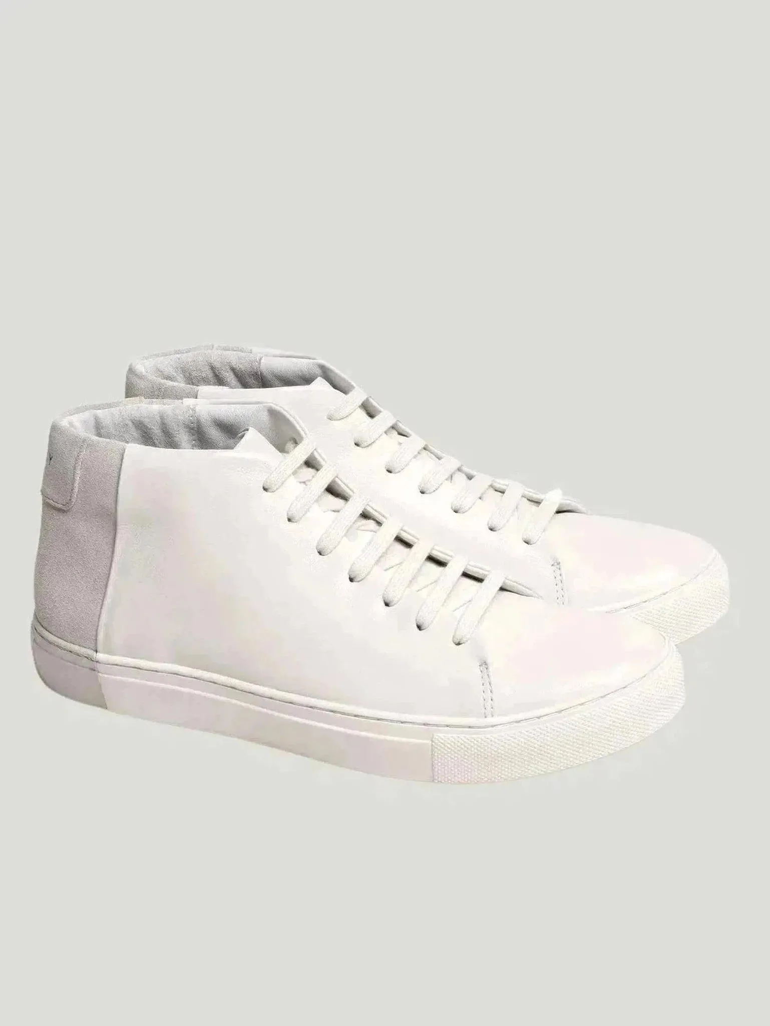 THEY Two Tone Mid Top Sneakers