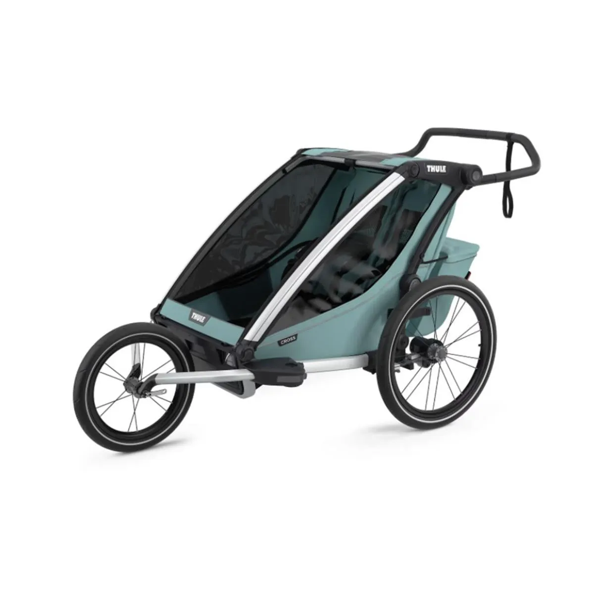 Thule Chariot Cross 2-Seat Multisport Bike Trailer - Alaska Blue