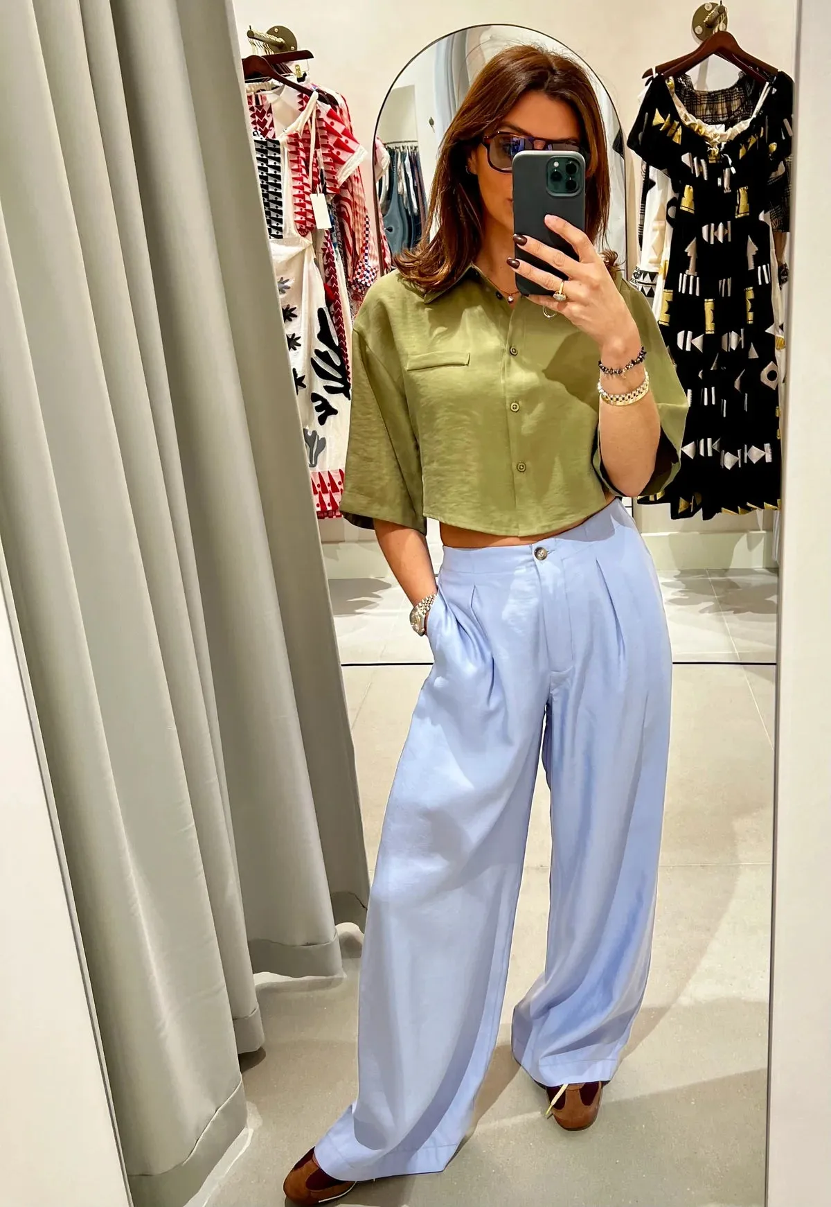 Tomo Trousers - Light Blue