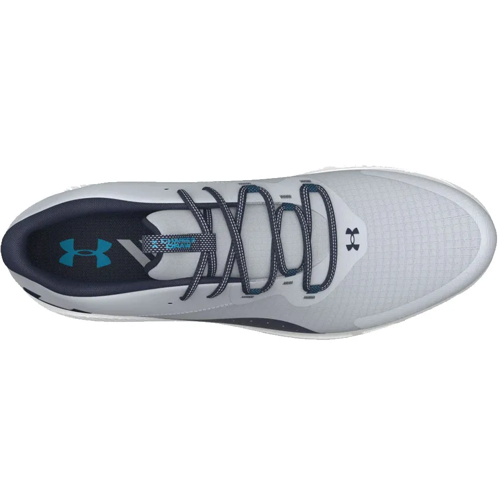 Under Armour Charged Draw 2 Spikeless Waterproof Shoes - Halo Gray/Capri/Midnight Navy