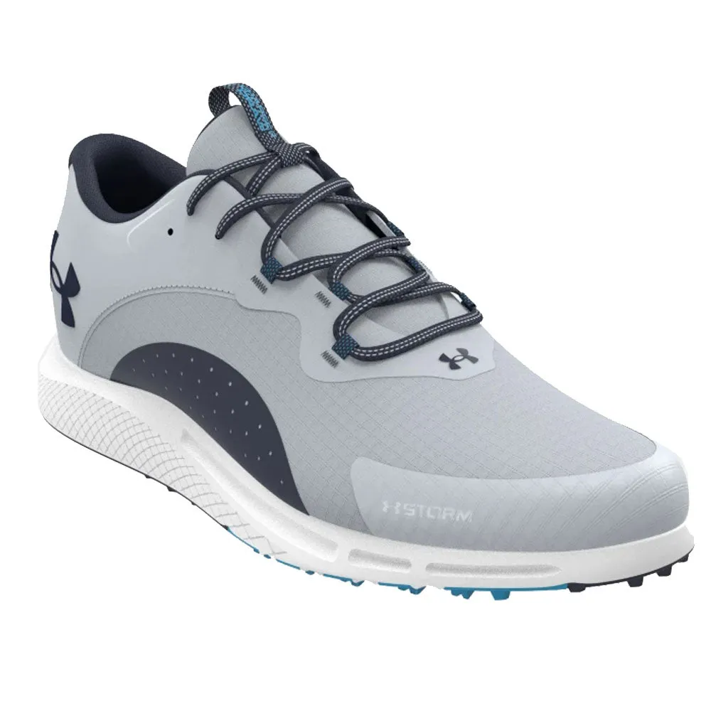 Under Armour Charged Draw 2 Spikeless Waterproof Shoes - Halo Gray/Capri/Midnight Navy