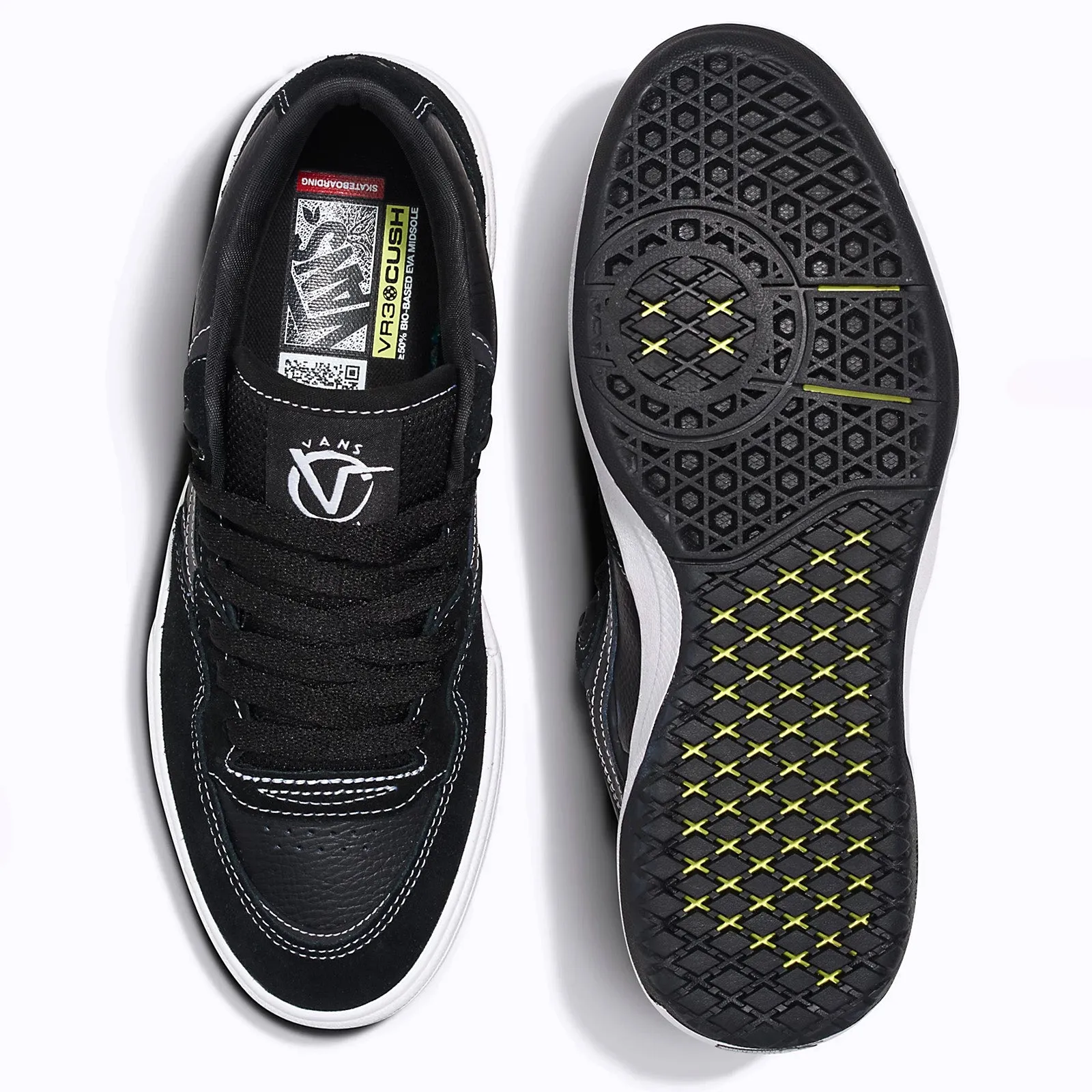 Vans Rowan 2 Skateboard Shoe - Black/White