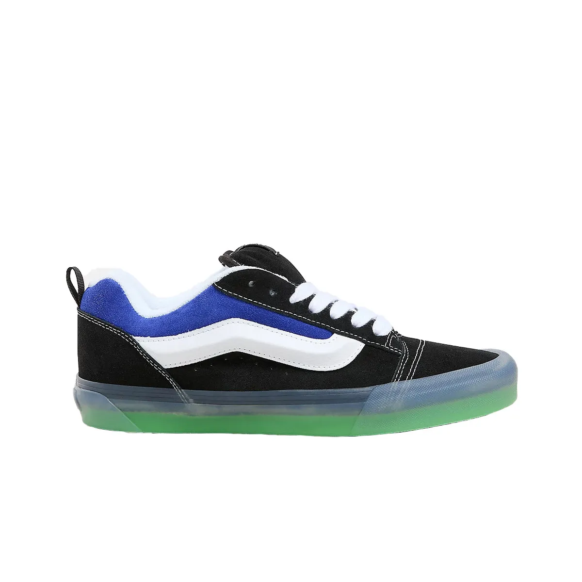 Vans Unisex Knu Skool Skateboarding Shoes VN0009QCY61 Translucent Black/Blue