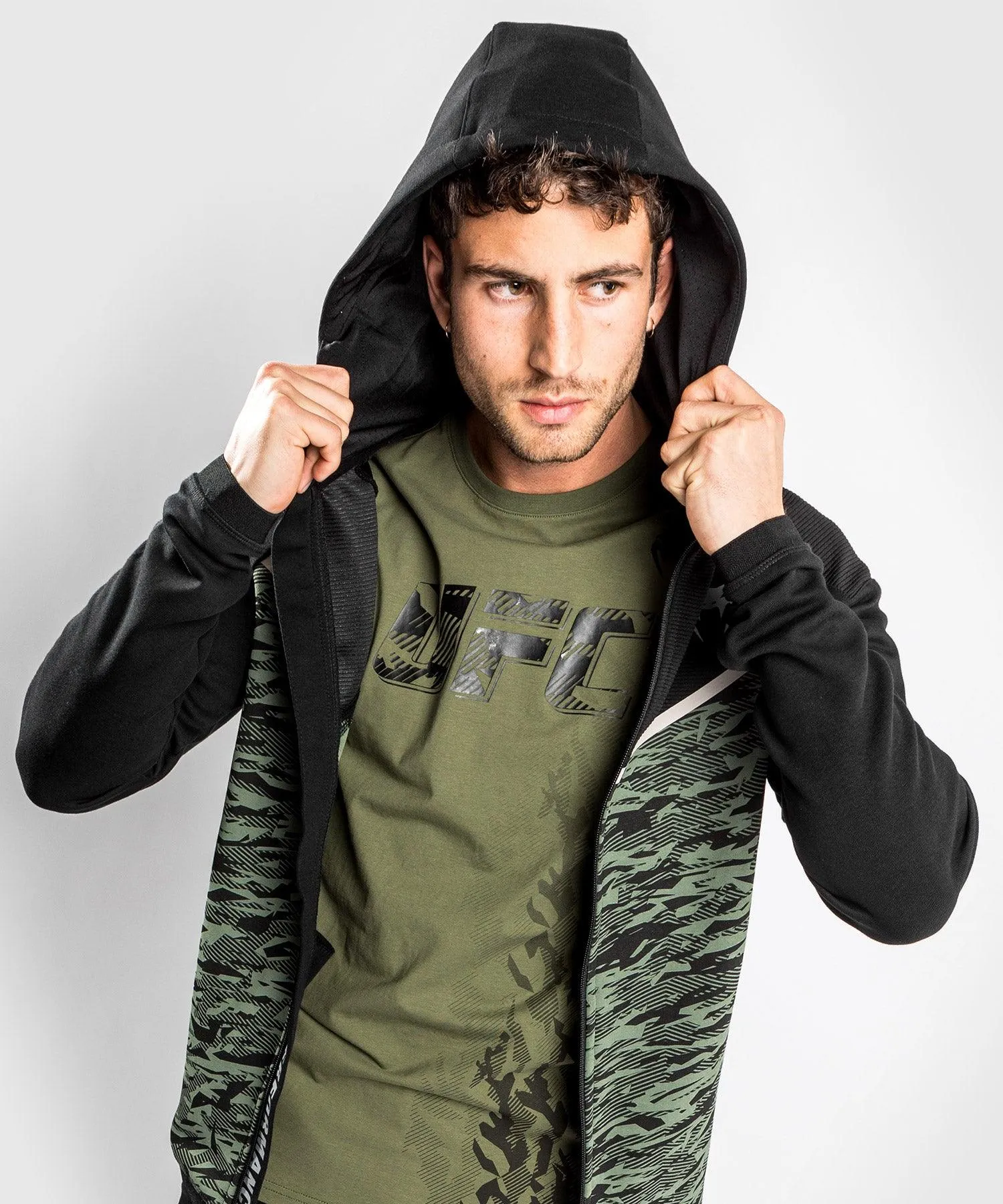 Venum Laser Evo 2.0 Hoodie - Khaki Camo