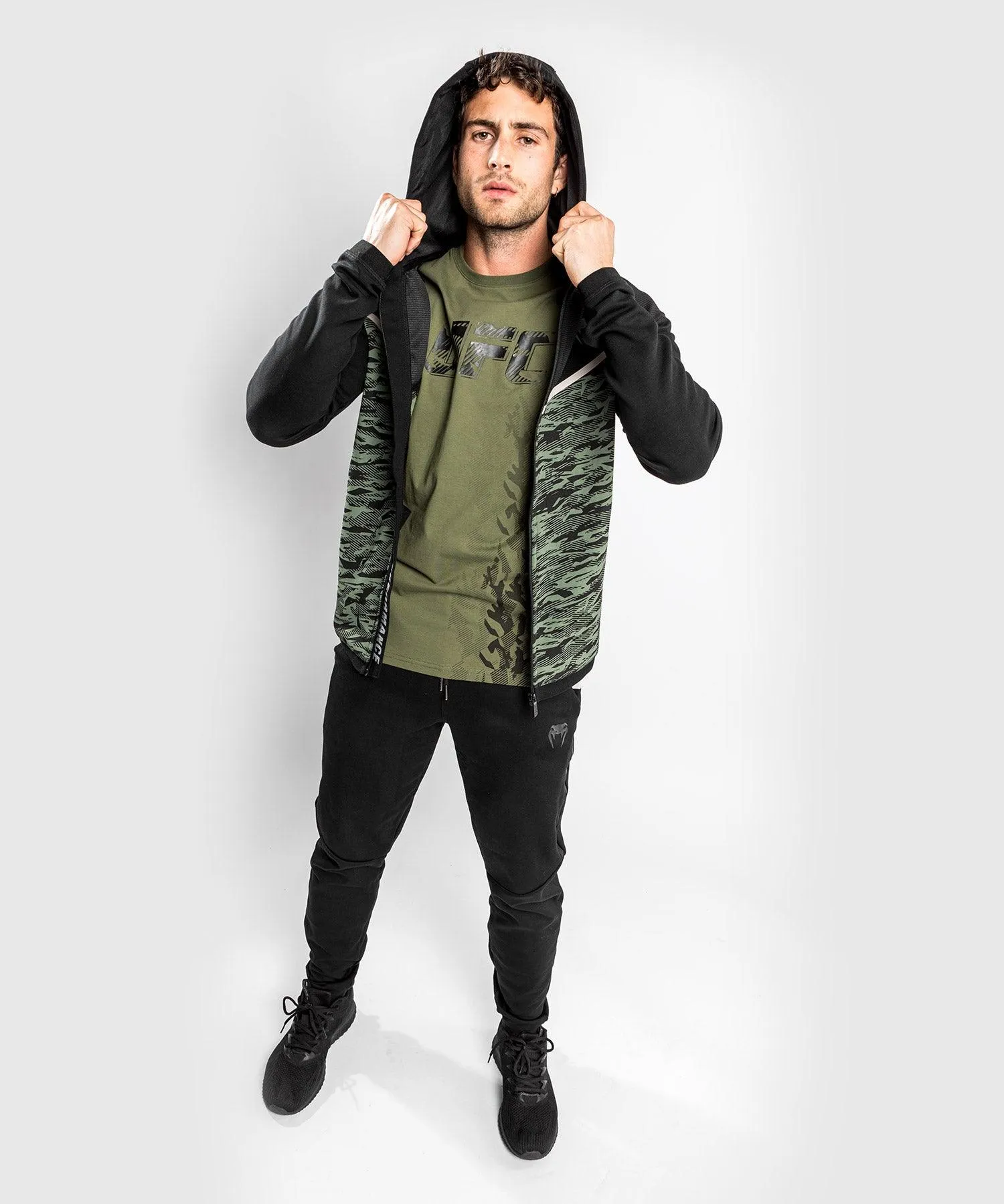 Venum Laser Evo 2.0 Hoodie - Khaki Camo